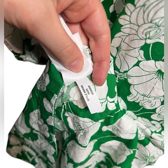 J.Crew V-neck tunic dress in Kelly floral cotton poplin - Picture 6 of 7